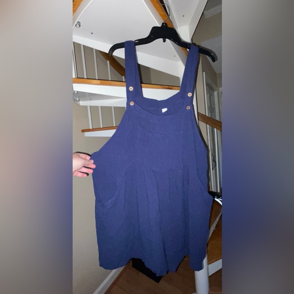 Amazon Denim - Amazon Women's Dark Blue Cloth Overalls